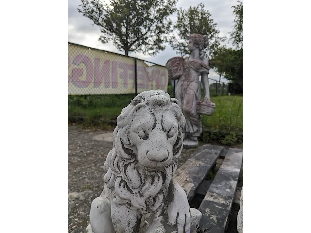 Leeuw gepatineerd - afbeelding 3 van  4