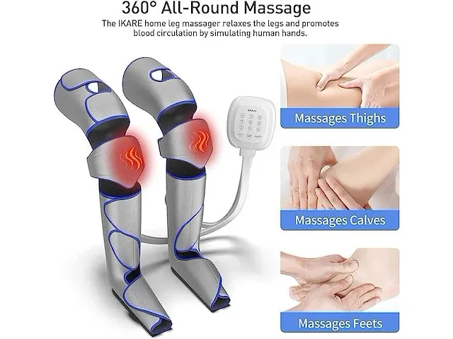 Leg massager pressotherapy - afbeelding 2 van  3