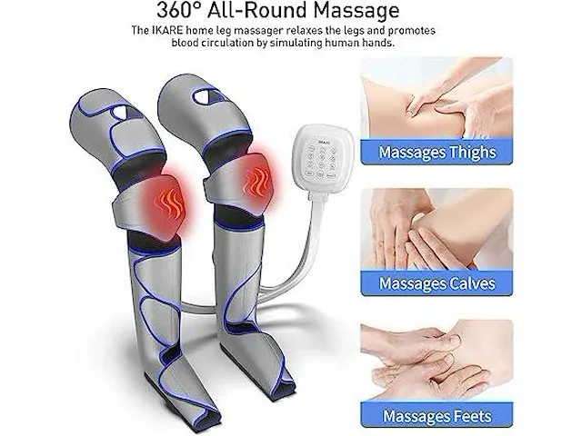 Leg massager pressotherapy - afbeelding 2 van  5