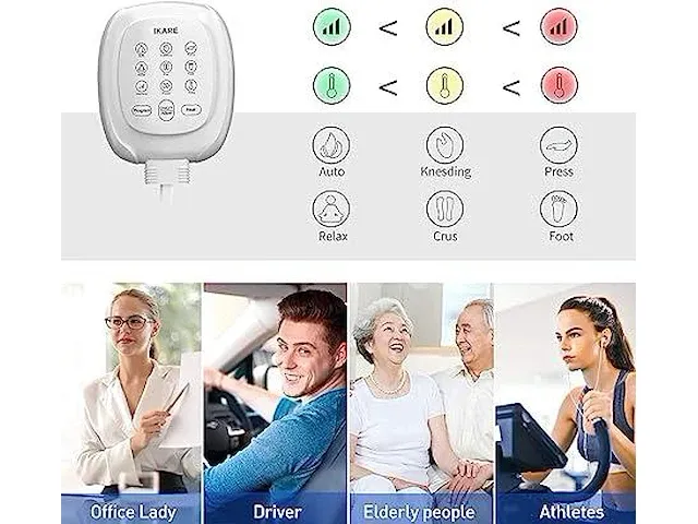 Leg massager pressotherapy - afbeelding 5 van  5
