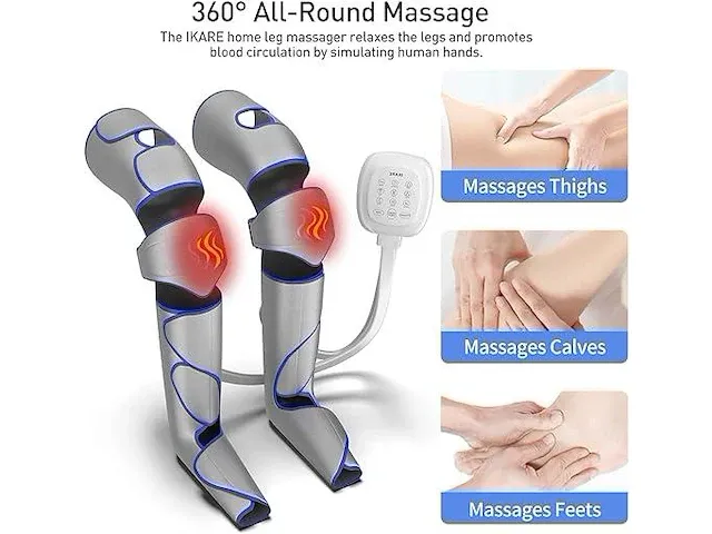 Leg massager pressotherapy - afbeelding 2 van  4
