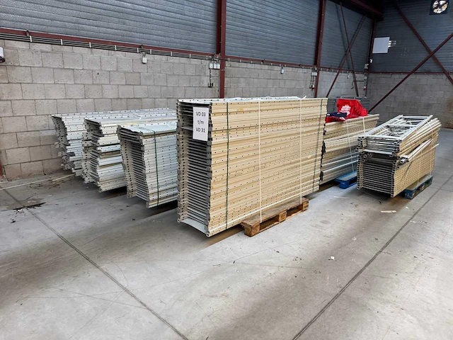 Legbordstelling 9 meter - 6 niveaus - afbeelding 3 van  5