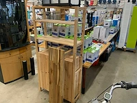 Legbordstelling en houten bankje - afbeelding 2 van  3