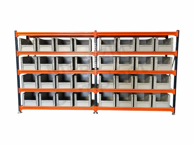 Legbordstelling incl 32 magazijnbakken. - afbeelding 2 van  4