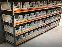 Legbordstelling incl 60 grote magazijnbakken. - afbeelding 3 van  5