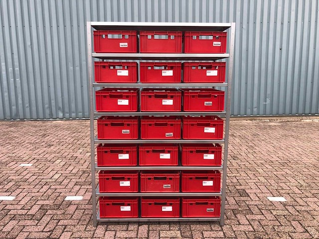 Legbordstelling incl kisten/bakken 600x400x220mm - afbeelding 3 van  7