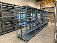 Legbordstellingen 2000 x 1000 x 400mm (hxbxd) 30 meter lang. - afbeelding 1 van  6