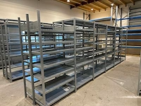 Legbordstellingen 2000 x 1000 x 400mm (hxbxd) 30 meter lang. - afbeelding 4 van  6