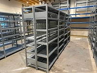 Legbordstellingen 2000 x 1000 x 400mm (hxbxd) 30 meter lang. - afbeelding 5 van  6