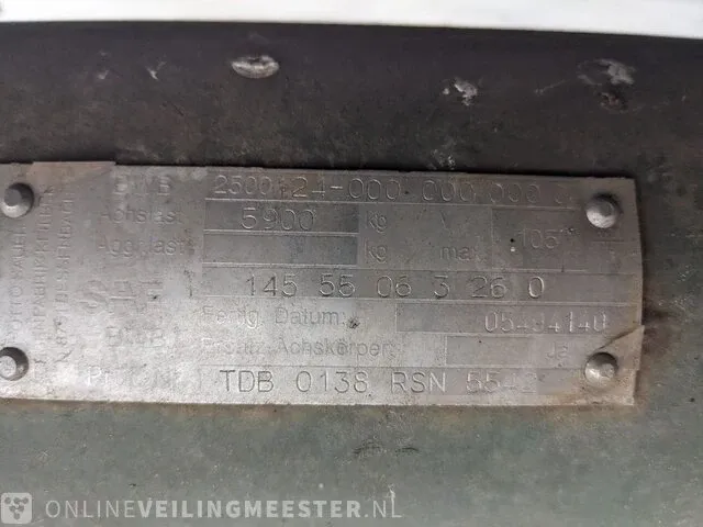 Leger aanhangwagen koegel, ahw,15kn,ad, 1994 - afbeelding 29 van  37