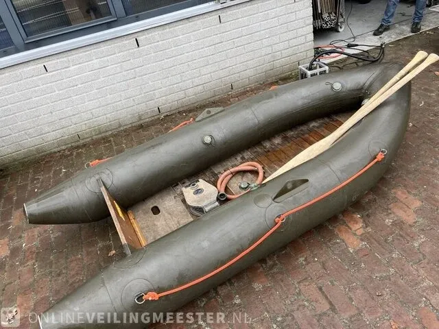 Leger hypalon verkenners rubberboot dsb, 104m - afbeelding 2 van  5