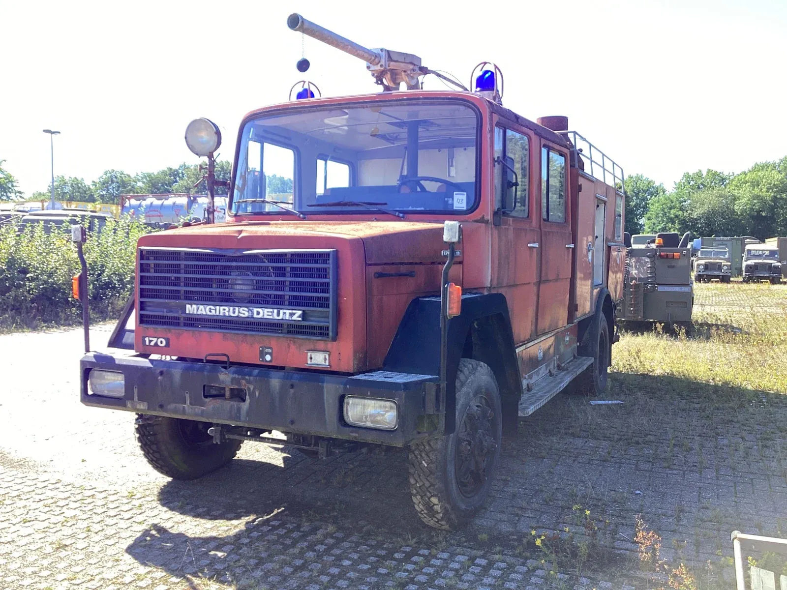 Legertrucks en materialen