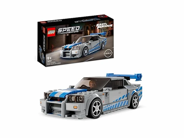 Lego 2 fast 2 furious - nissan skyline gt-r (r34) - afbeelding 1 van  4