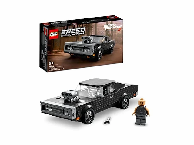 Lego 76912 speed champions fast & furious 1970 dodge charger r/t met dominic toretto minifiguur - afbeelding 1 van  6