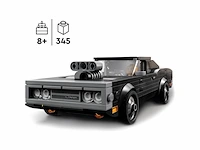 Lego 76912 speed champions fast & furious 1970 dodge charger r/t met dominic toretto minifiguur - afbeelding 4 van  6