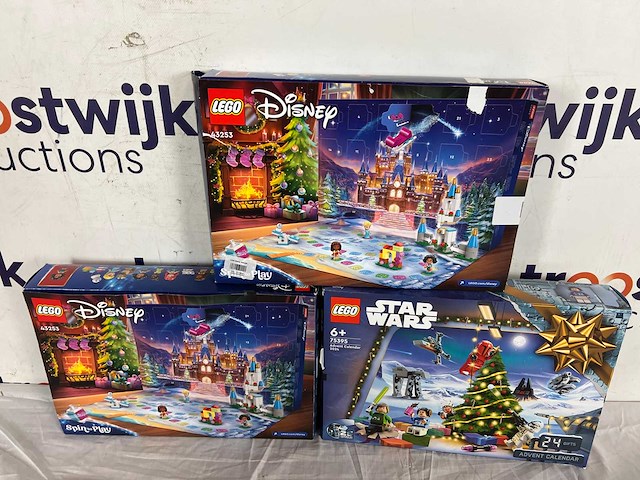 Lego disney adventskalender 2024 - 43253 + lego star wars™ adventskalender 2024 - 75395 - afbeelding 2 van  2