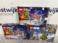 Lego disney adventskalender 2024 - 43253 + lego star wars™ adventskalender 2024 - 75395 - afbeelding 2 van  2