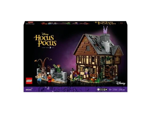 Lego ideas disney hocus pocus: sanderson-zussen halloween set - afbeelding 1 van  4