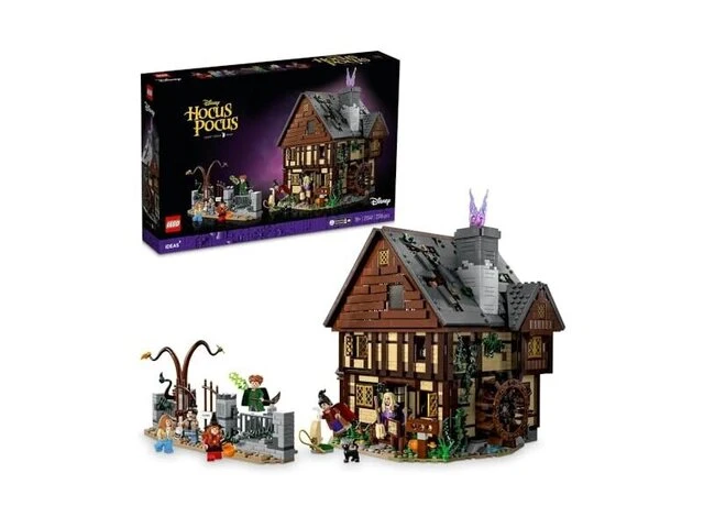 Lego ideas disney hocus pocus: sanderson-zussen halloween set - afbeelding 2 van  4