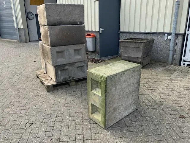 Legoblok beton (6x) - afbeelding 1 van  3