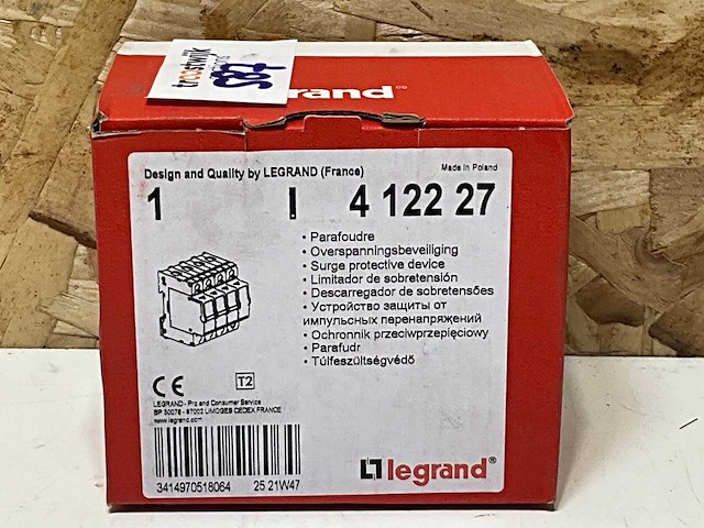 Legrand 41227 overspanningsbeveiliging - afbeelding 2 van  2