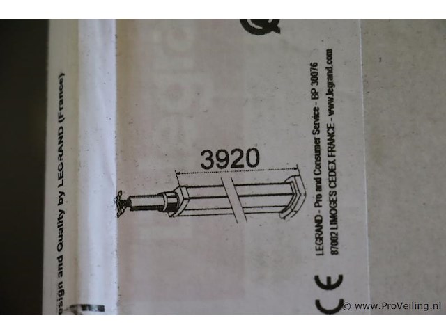 Legrand energiezuil snap-on 45mm 2 compartiment | type 65303 - afbeelding 5 van  5