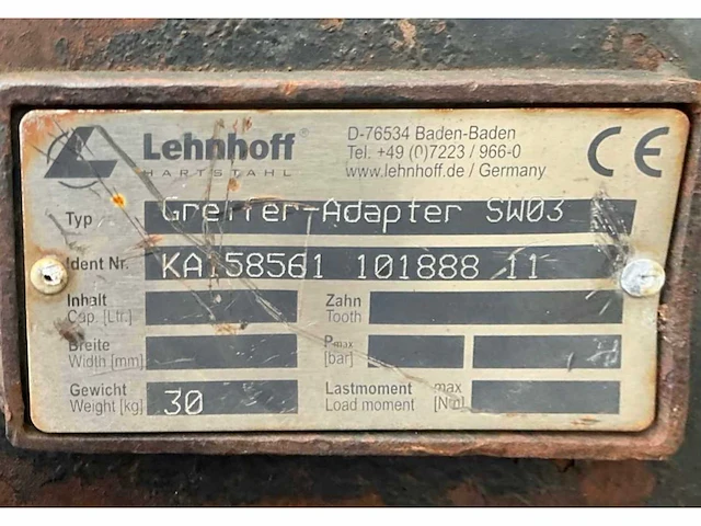 Lehnhoff puinbak en grijper - afbeelding 5 van  13