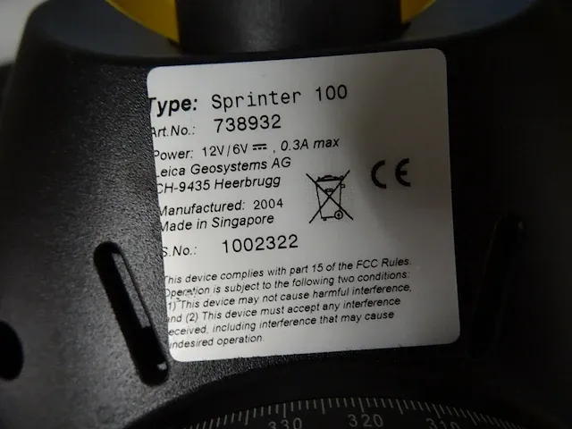 Leica - sprinter 100 - bouwlaser - afbeelding 4 van  4