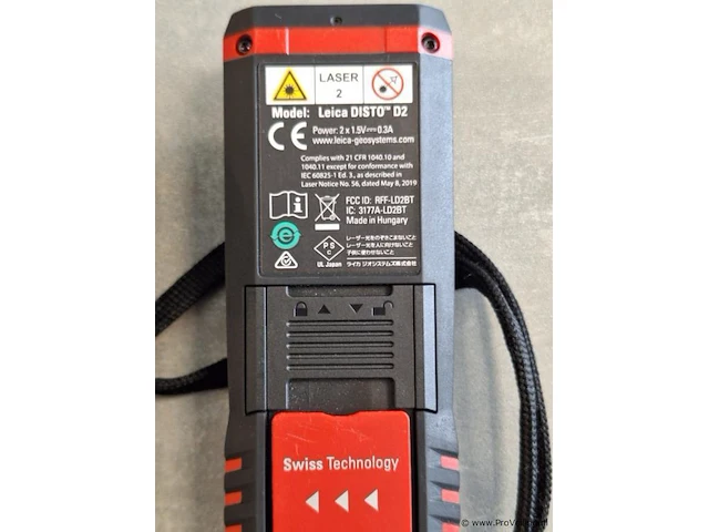 Leica geosystems disto d2 afstandsmeter - afbeelding 3 van  3