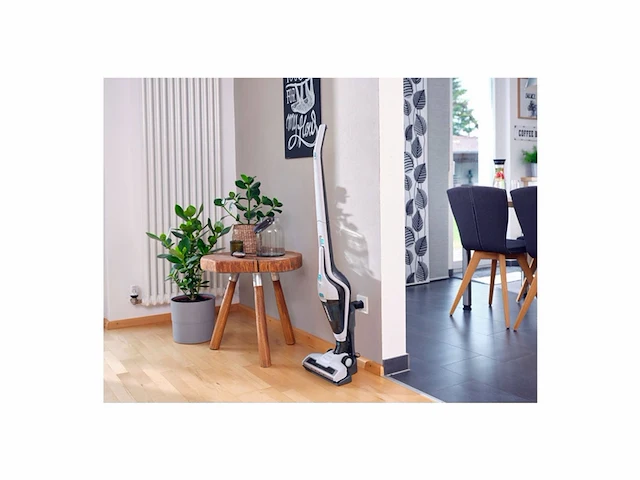 Leifheit rotaro powervac steelstofzuiger zwart, blauw, wit - afbeelding 3 van  6