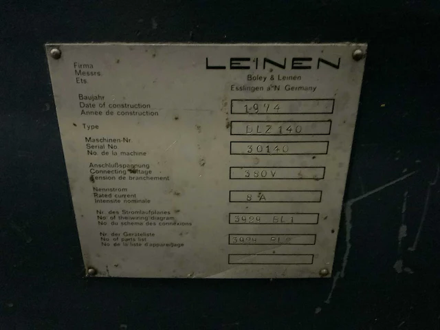 Leinen draaibank - afbeelding 8 van  8