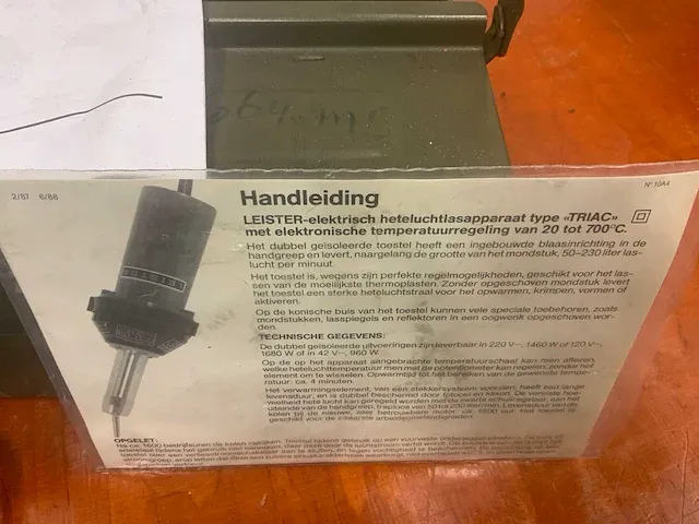 Leister triac heteluchtpistool - afbeelding 5 van  15