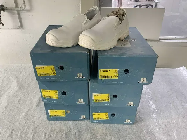 Lemaitre white werkschoenen (6x) - afbeelding 1 van  5