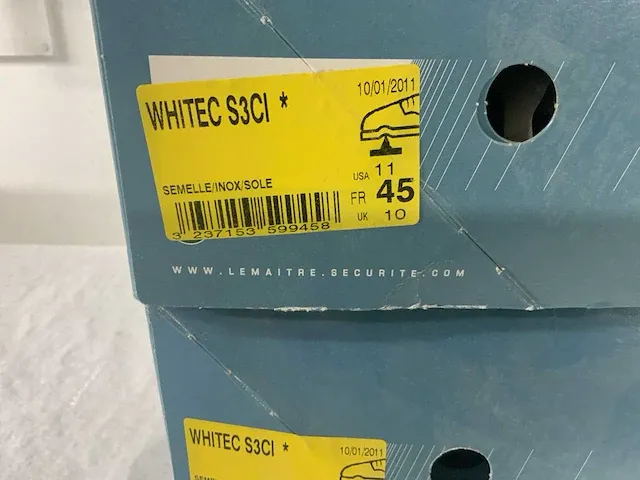 Lemaitre white werkschoenen (6x) - afbeelding 5 van  5