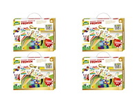 Lena knutselset premium junior 38 cm karton groen 1300-delig - afbeelding 1 van  2