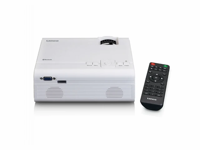 Lenco beamer full hd 1080p projector met bluetooth lpj300wh wit - afbeelding 3 van  5
