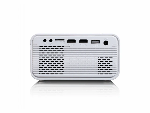 Lenco beamer full hd 1080p projector met bluetooth lpj300wh wit - afbeelding 4 van  5