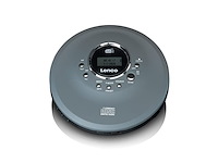 Lenco cd400 draagbare cd-speler discman dab+ radio cd cdr/rw mp3speler grijs - afbeelding 1 van  5