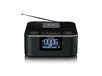 Lenco cr650 dab+ wekkerradio, met dab+ en fm zwart - afbeelding 3 van  5