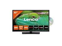 Lenco dvl-3273bk (v2) 32 smart tv met ingebouwde dvd speler zwart - afbeelding 1 van  4