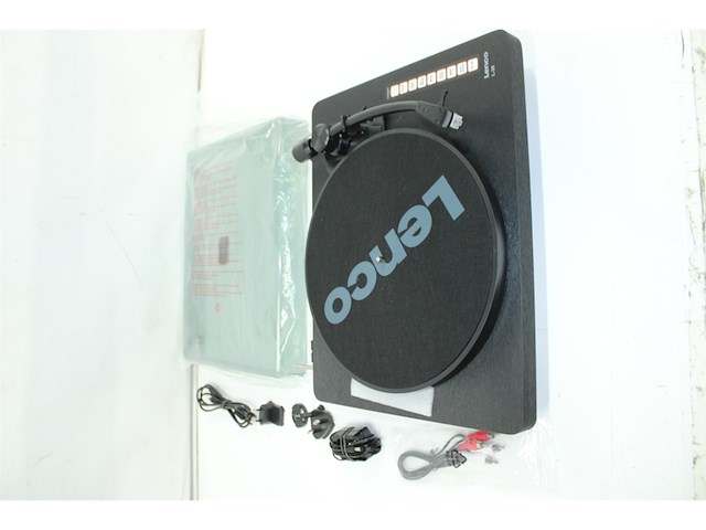 Lenco houten platenspeler met mmc cartridge en pc codering zwart l30bk - afbeelding 4 van  4