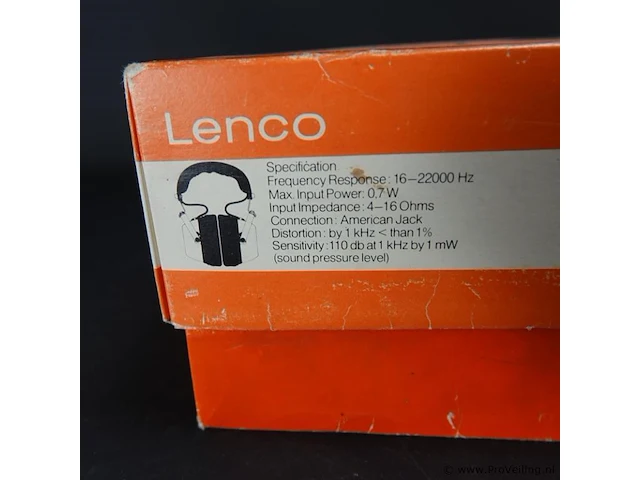 Lenco k106 koptelefoon in origineel verpakking - afbeelding 4 van  5