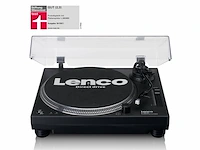 Lenco l-3818 dj-platenspeler met pitch control 33 en 45 rpm, stereo voorversterker, usb rca line-out digitalisering via pc zwart - afbeelding 3 van  3