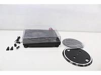 Lenco l3818 djplatenspeler met pitch control 33 en 45 rpm stereo voorversterkerusb rca lineout digitalisering via pc zwart - afbeelding 4 van  5