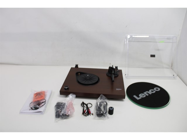 Lenco lbt-225wa - platenspeler met bluetooth transmissie - donkerbruin - afbeelding 3 van  4