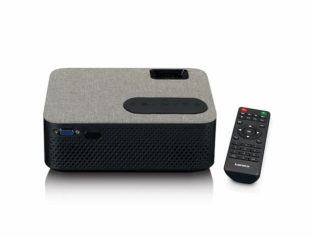 Lenco lpj-700bkgy lcd projector met bluetooth zwart - afbeelding 1 van  5