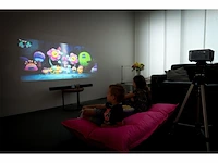 Lenco lpj-700bkgy lcd projector met bluetooth zwart - afbeelding 4 van  5