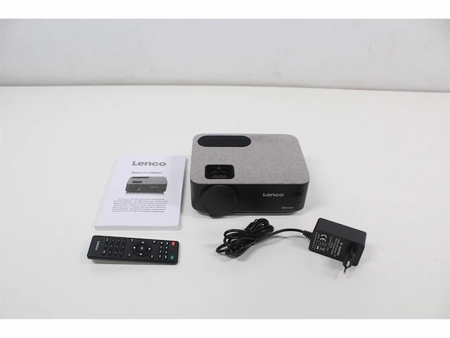 Lenco lpj-700bkgy lcd projector met bluetooth zwart - afbeelding 5 van  5