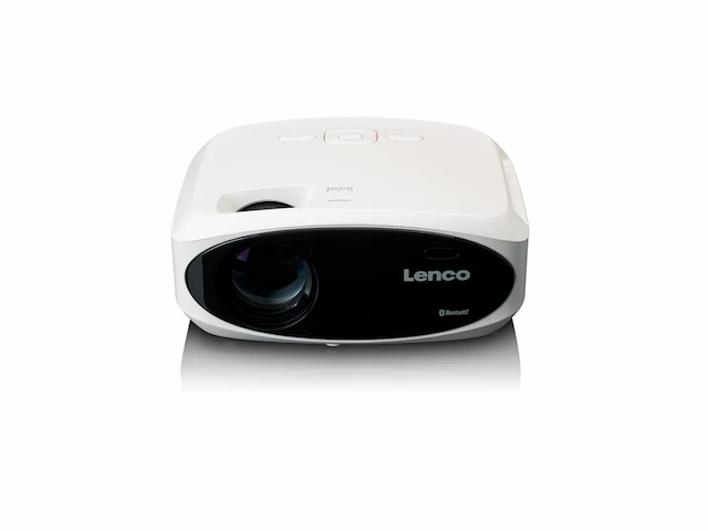 Lenco lpj-900wh full hd beamer, helder en scherp met 250 lumens, 510cm projectie wit - afbeelding 1 van  5