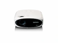 Lenco lpj-900wh full hd beamer, helder en scherp met 250 lumens, 510cm projectie wit - afbeelding 1 van  5